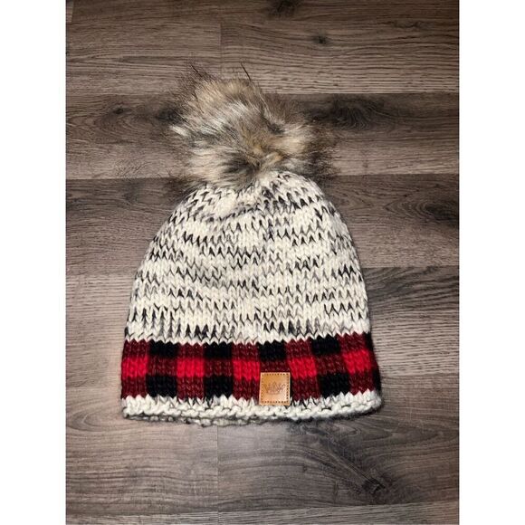 Panache Multicolored Woman’s Hat With Pom - Picture 1 of 6